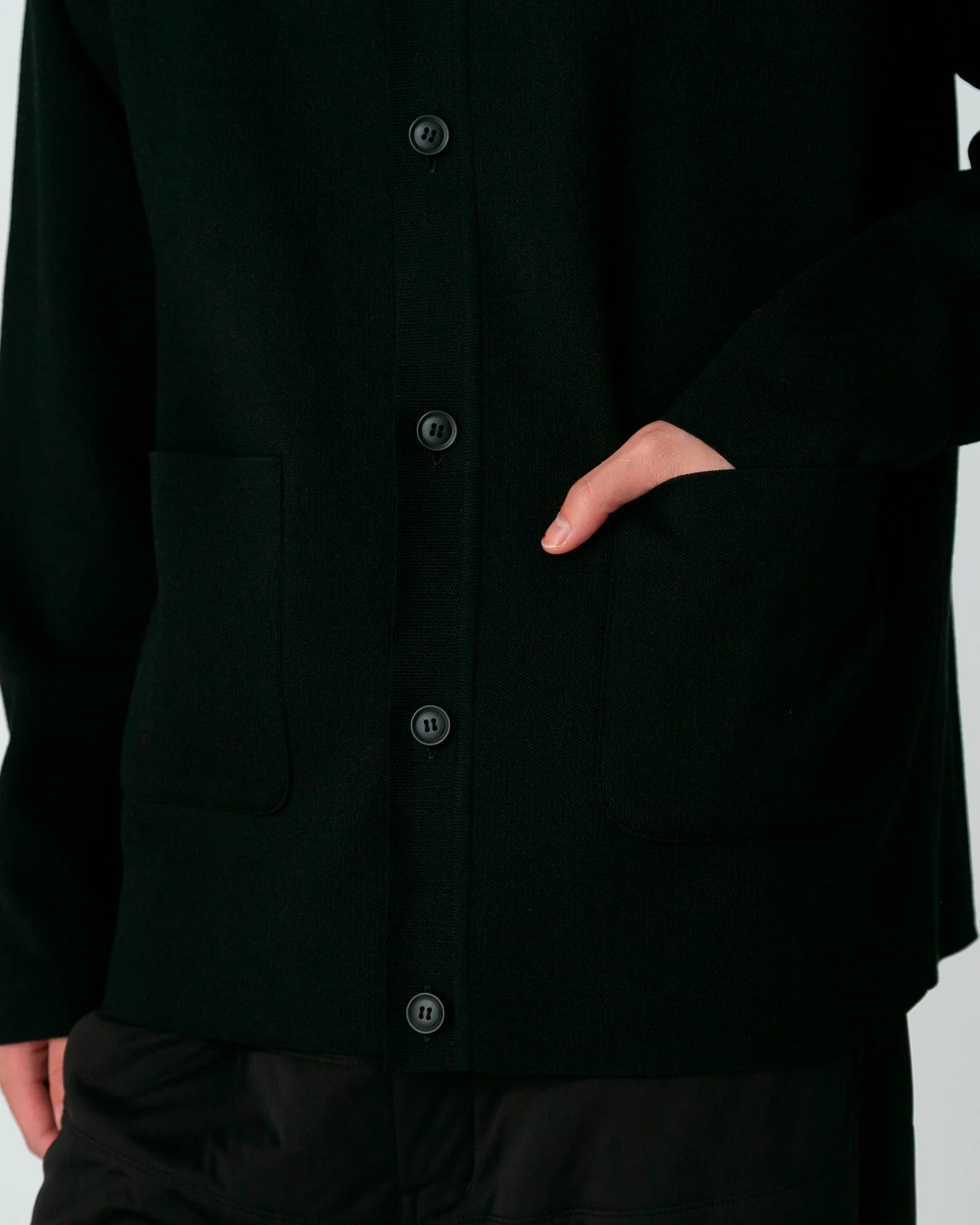 Co/Pe Knit Cardigan - Image 8