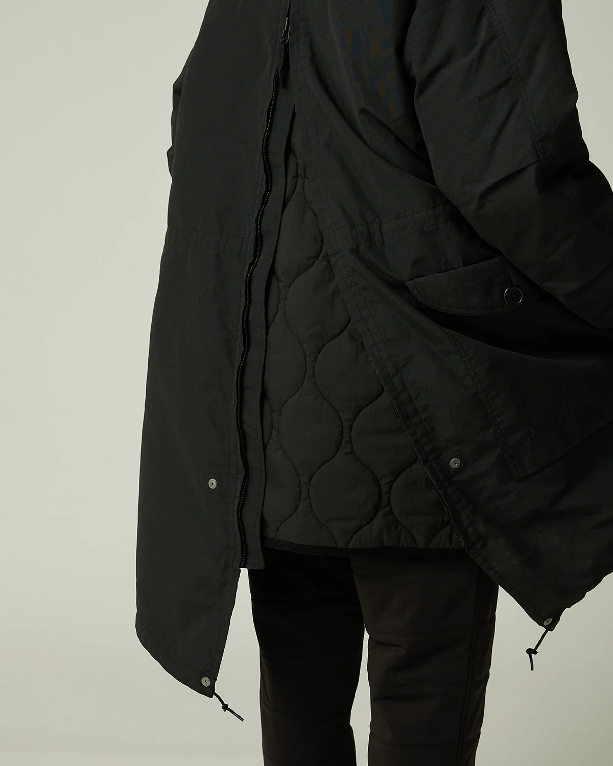 Takibi Ripstop Adjustable Fishtail Coat - Image 15